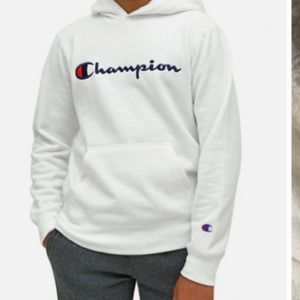 Boys Chanpion hoodie.